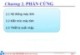 Bài giảng Nhập môn điện toán - Chương 2: Phần cứng máy tính
