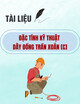 Tài liệu Đặc tính kỹ thuật dây đồng trần xoắn [C]