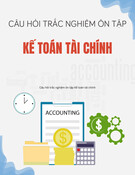 Câu hỏi trắc nghiệm ôn tập Kế toán tài chính