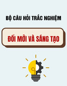 Bộ câu hỏi trắc nghiệm Đổi mới và sáng tạo