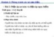 Bài giảng An toàn điện trong công nghiệp: Module 2 - Bài 2